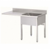 Plonge inox | 1 bac + emplacement lave-vaisselle  Plonges inox