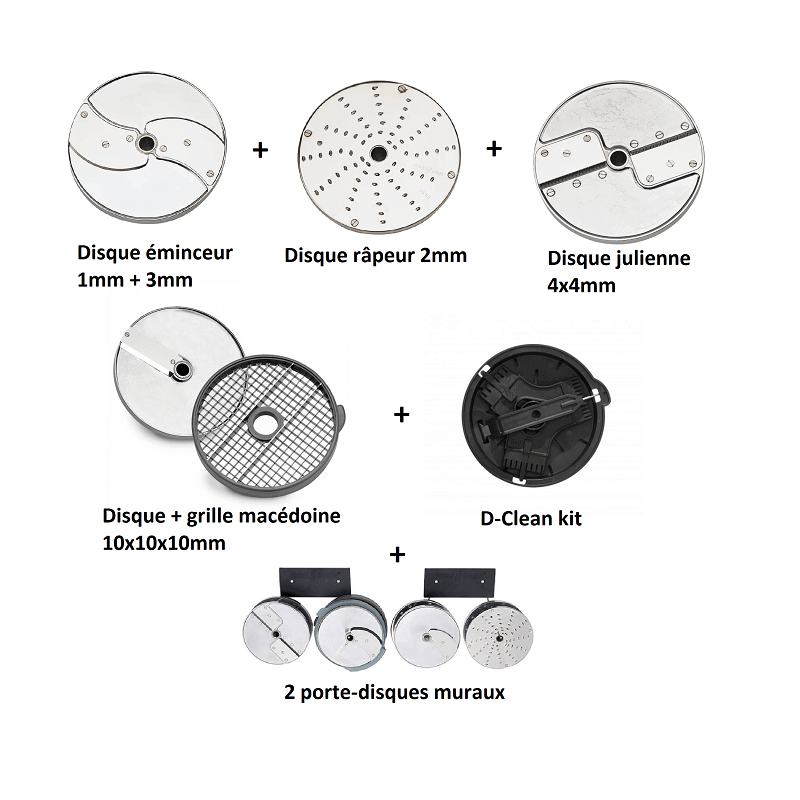 Pack restauration/traiteurs EXPERT | Robot Coupe ROBOT COUPE Disques pour CL50/CL50 Ultra / CL52 / CL55 / CL60 / CL60 V.V. / ...