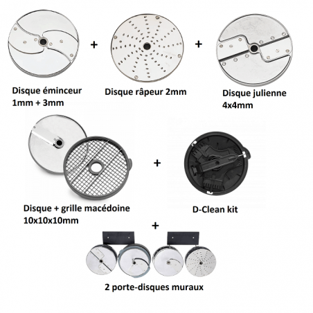 Pack restauration/traiteurs EXPERT | Robot Coupe ROBOT COUPE Disques pour CL50/CL50 Ultra / CL52 / CL55 / CL60 / CL60 V.V. / ...