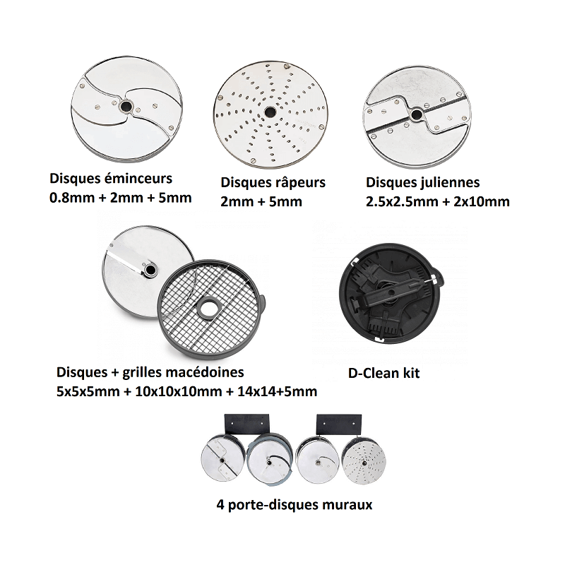 Pack nutrition fraîcheur EXPERT | Robot Coupe ROBOT COUPE Disques pour CL50/CL50 Ultra / CL52 / CL55 / CL60 / CL60 V.V. / R50...