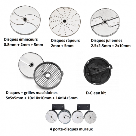 Pack nutrition fraîcheur EXPERT | Robot Coupe ROBOT COUPE Disques pour CL50/CL50 Ultra / CL52 / CL55 / CL60 / CL60 V.V. / R50...