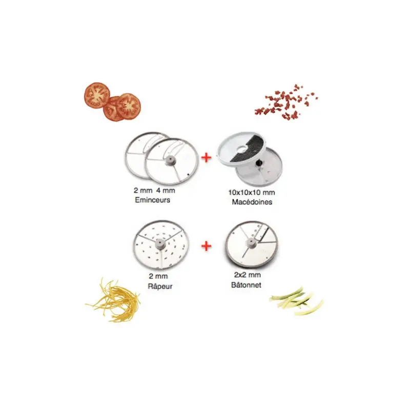 Pack de 6 disques ESSENTIAL | Robot Coupe ROBOT COUPE Disques pour R402 / R402V.V.
