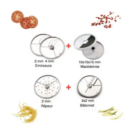 Pack de 6 disques ESSENTIAL | Robot Coupe ROBOT COUPE Disques pour R402 / R402V.V.