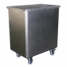 Bac à sel/farine 130L inox L2G Cuves inox/bacs à glace
