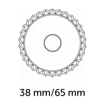 Moule à ravioli rond (bords zigzag) ø38mm MARCATO MARCATO Accessoires