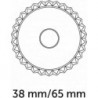 Moule à ravioli rond (bords zigzag) ø38mm MARCATO MARCATO Accessoires