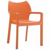 Fauteuil DIVA orange