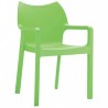 Fauteuil DIVA vert  Mobilier CHR