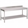 Stainless steel work table P600mm - CHR MARKET
