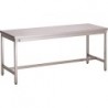 Table inox centrale soudée P700mm