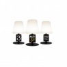 Wireless table lamp SECURIT restaurant room