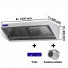 Hotte dynamique complète L1600xP900mm  Hottes inox