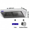 Hotte dynamique complète L2000xP900mm  Hottes inox