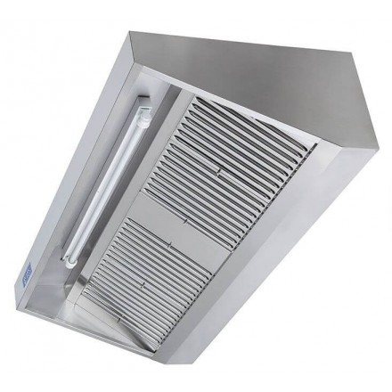 Hotte dynamique complète L2200xP900mm  Hottes inox