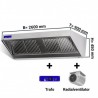 Hotte dynamique complète L2600xP900mm  Hottes inox
