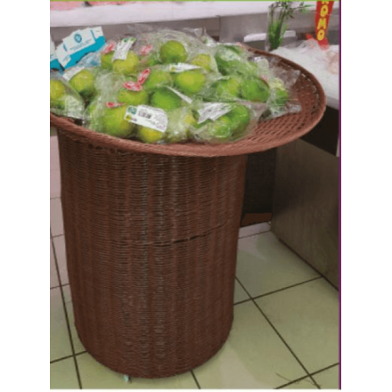 Îlot roulant en plastique  Meubles de présentation