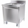 Conteneur à poubelle inox  Matériel Inox