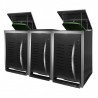 Boîte à poubelle extérieure (x3)  Toutes les catégories