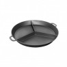 Giant cast iron pan ø80cm with 3 compartments - CHR MARKET