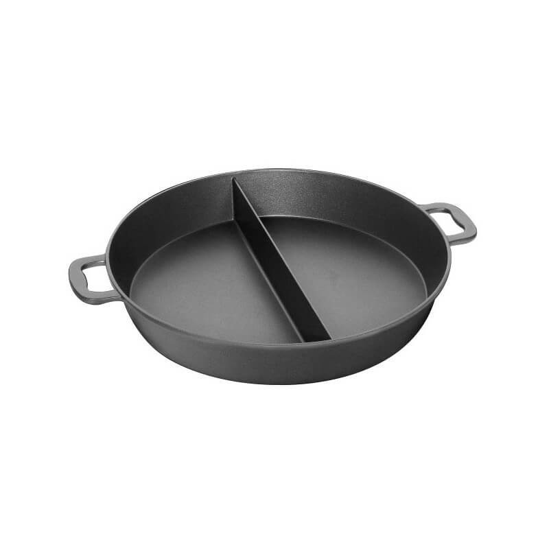 Poêle géante en fonte ø50cm / 2 compartiments L2G Toutes les catégories