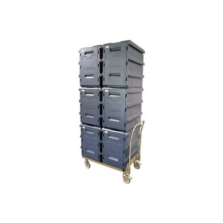 Chariot inox double pour conteneur isotherme GN1/1 TECH INNOV Toutes les catégories