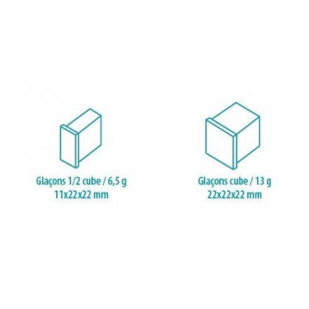 Machine à glaçons cube SNG70 76kg/j ITV Cold