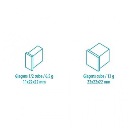 Machine à glaçons cube SNG100 | 99kg/j ITV Froid