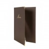 Box de 20 protège-menus A4 CLASSIC marron SECURIT Protège-menus A4