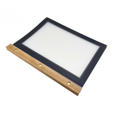 A4 WOOD menu holder SECURIT A4 menu protectors