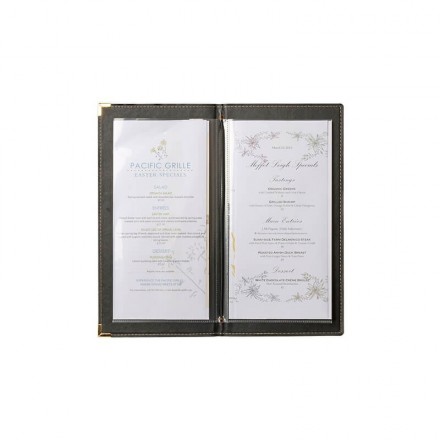Protège-menu A45 CLASSIC noir SECURIT Salle