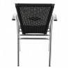 Fauteuil MANDELIEU LIGNE CHR CHAISES EN ALUMINIUM