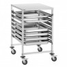 Échelle de transport inox 7xGN2/1
