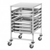 Échelle de transport inox 7xGN2/1