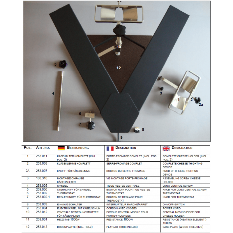 VIS MONTAGE PORTE-FROMAGE TTM30 TTM Toutes les catégories