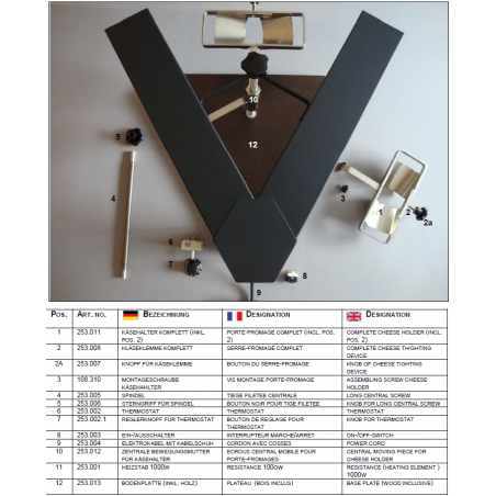 VIS MONTAGE PORTE-FROMAGE TTM30 TTM Toutes les catégories