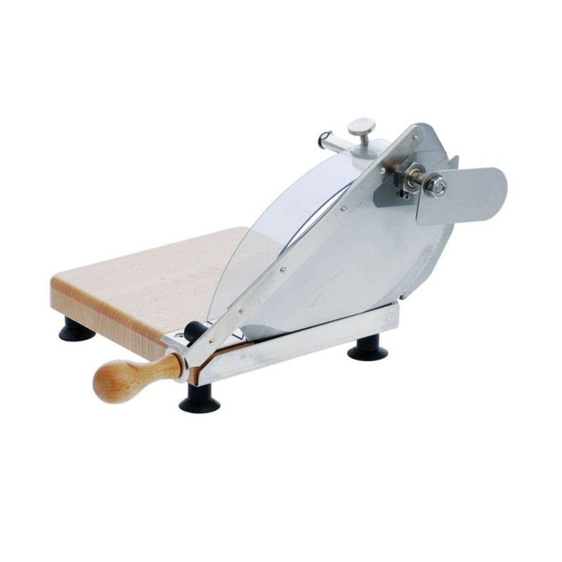 Coupe-pain à butée, socle en bois LOUIS TELLIER Bread cutter Coupe-pain à butée, socle en bois LOUIS TELLIER Bread cutter
