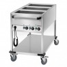 Chariot bain-marie à eau 3xGN1/1