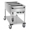 Chariot bain-marie à eau 3xGN1/1