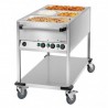 Chariot bain-marie à eau 3xGN1/1