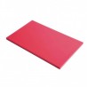 Plaque de découpe polyéthylène rouge HD500