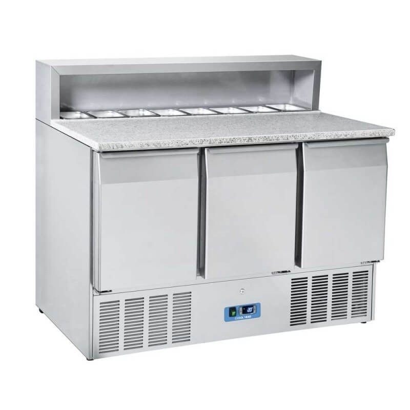 Table à pizza CRP93 COOL HEAD Tables à pizza réfrigérées