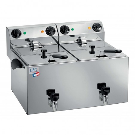 Friteuse électrique 2x8L L2G Friteuses de table
