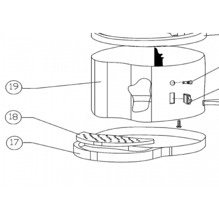 Base, plastique pour percolateur BARTSCHER BARTSCHER Pièces détachées BARTSCHER