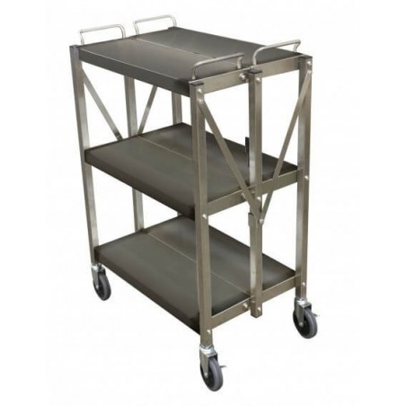 Desserte inox pliable 635x402x910mm L2G Chariots de transport