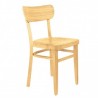 BASTIA wooden restaurant chair - CHR MARKET