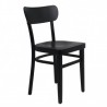 BASTIA wooden restaurant chair - CHR MARKET