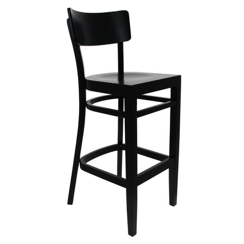 Chaise haute BASTIA wengé  Chaises d'intérieur