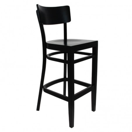 Chaise haute BASTIA wengé  Chaises d'intérieur