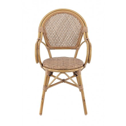 ROCHELLE braided rattan armchair  Gamme BREST
