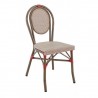 Chaise PARIS | Bordeaux & crème  CHAISES PARISIENNES